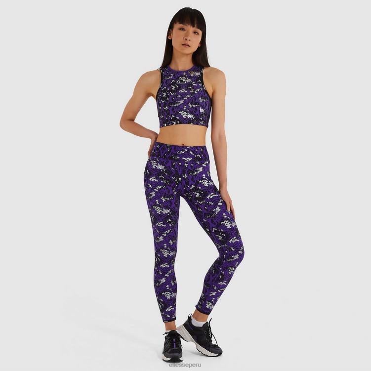 mujer chaleco corto kinarva ropa Ellesse todo estampado PZZNT199 - Image 2