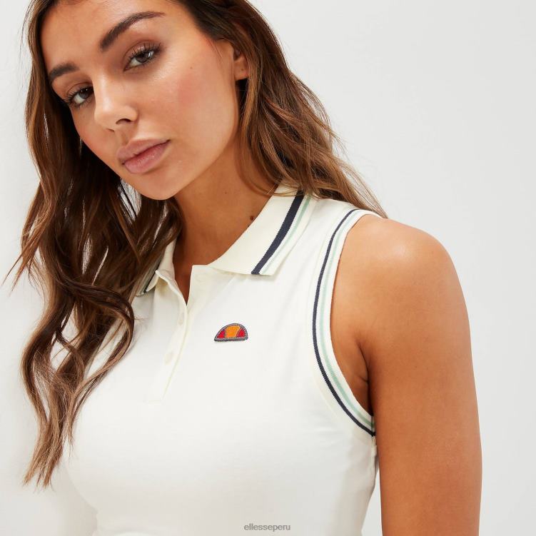 mujer chaleco corto villati ropa Ellesse blanquecino PZZNT52 - Image 3