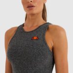 mujer chaleco de carbonato ropa Ellesse marga gris oscuro PZZNT225 - Image 4