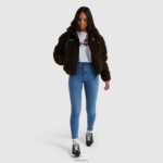 mujer chaqueta acolchada mollis ropa Ellesse marrón PZZNT165 - Image 2