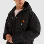 mujer chaqueta acolchada pejo ropa Ellesse negro PZZNT1 - Image 4