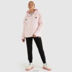 mujer chaqueta acolchada pejo ropa Ellesse Rosa claro PZZNT7 - Image 2