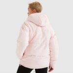 mujer chaqueta acolchada pejo ropa Ellesse Rosa claro PZZNT7 - Image 3