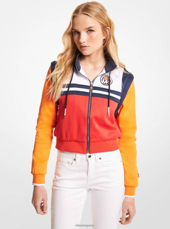 mujer chaqueta mk en mezcla de algodón con cremallera ropa Ellesse bloque de color PZZNT10 - Image 1