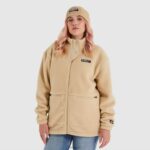 mujer chaqueta taburno ropa Ellesse beige PZZNT167
