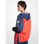mujer cortavientos mk en mezcla de algodón ropa Ellesse bloque de color PZZNT157 - Image 2