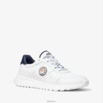 mujer entrenador mk monroe zapatos Ellesse blanco PZZNT543