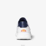 mujer entrenador mk monroe zapatos Ellesse blanco PZZNT543 - Image 3