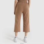 mujer pantalones jogging capri taran ropa Ellesse marrón PZZNT185 - Image 3