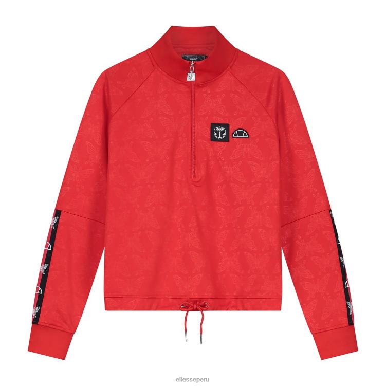mujer parte superior de la pista del mañana ropa Ellesse rojo PZZNT19 - Image 1