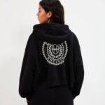 mujer sudadera con capucha halo ropa Ellesse negro PZZNT21 - Image 4