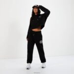 mujer sudadera con capucha halo ropa Ellesse negro PZZNT21 - Image 6