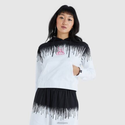 mujer sudadera con capucha raca corta ropa Ellesse negro PZZNT177