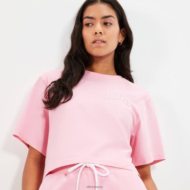 mujer sudadera corta guiditta ropa Ellesse rosa PZZNT20 - Image 3