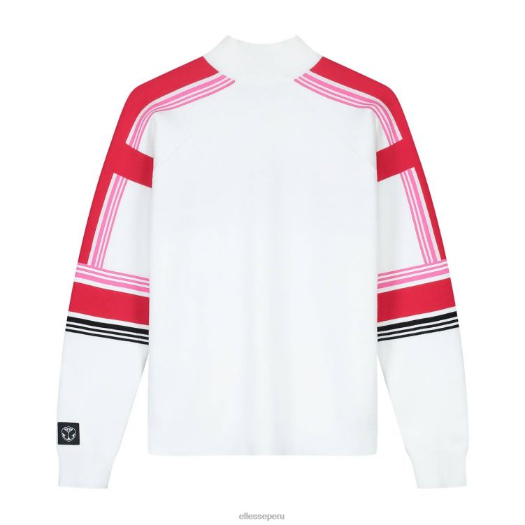 mujer sudadera de punto del mundo del mañana ropa Ellesse blanco PZZNT36 - Image 3
