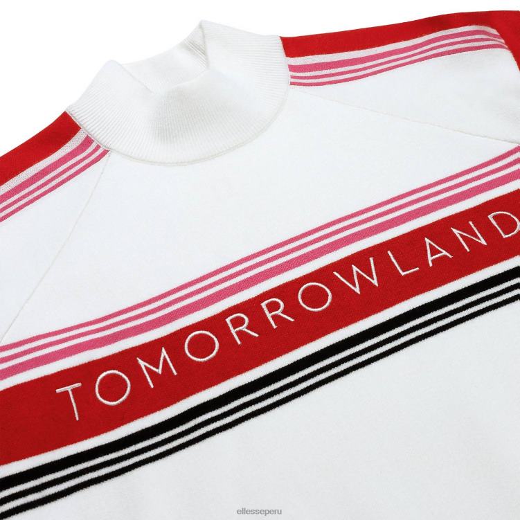 mujer sudadera de punto del mundo del mañana ropa Ellesse blanco PZZNT36 - Image 5