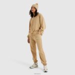 mujer sudadera suellen ropa Ellesse marrón claro PZZNT180 - Image 2