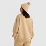 mujer sudadera suellen ropa Ellesse marrón claro PZZNT180 - Image 3