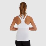 mujer top curasci sin mangas ropa Ellesse blanco PZZNT77 - Image 3
