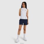 mujer top sin mangas tinta ropa Ellesse blanco PZZNT244 - Image 2