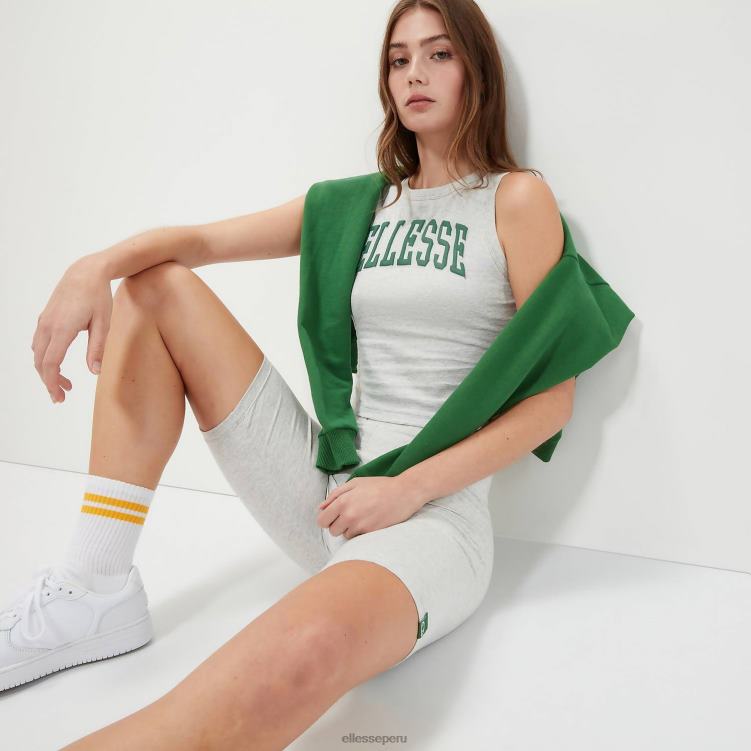 mujer top sujetador fliss ropa Ellesse marga gris claro PZZNT90 - Image 1