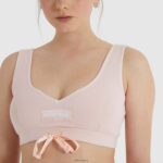 mujer top sujetador organico rosa ropa Ellesse Rosa claro PZZNT220 - Image 4