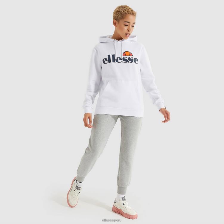 mujer torices oh sudadera con capucha ropa Ellesse blanco PZZNT25 - Image 2