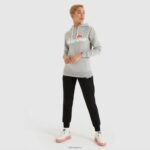 mujer torices oh sudadera con capucha ropa Ellesse marga gris PZZNT26 - Image 2
