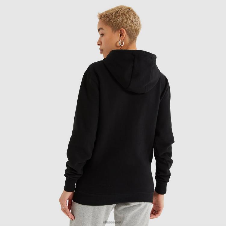 mujer torices oh sudadera con capucha ropa Ellesse negro PZZNT24 - Image 3