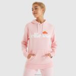 mujer torices oh sudadera con capucha ropa Ellesse Rosa claro PZZNT27