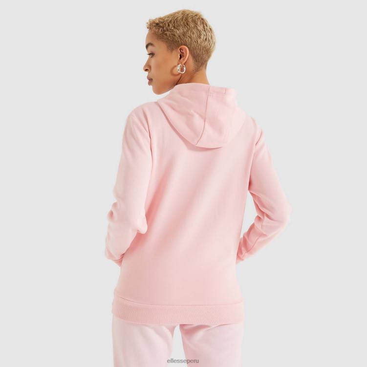 mujer torices oh sudadera con capucha ropa Ellesse Rosa claro PZZNT27 - Image 3