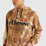 mujer torices oh sudadera con capucha ropa Ellesse teñido anudado PZZNT174 - Image 4