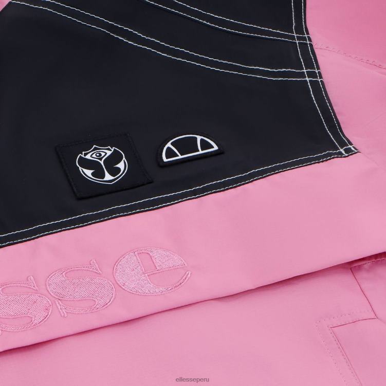 unisexo chaqueta cortavientos del mañana ropa Ellesse rosa PZZNT11 - Image 2
