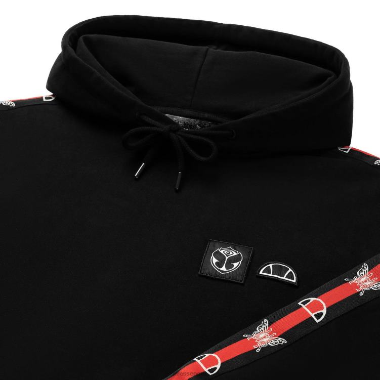 unisexo el mundo del mañana con capucha ropa Ellesse negro PZZNT44 - Image 5