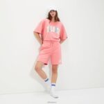 unisexo refugio corto ropa Ellesse rosa PZZNT140 - Image 2