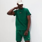 unisexo sipe corto ropa Ellesse verde PZZNT138