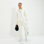 unisexo sudadera con capucha giaradini ropa Ellesse blanquecino PZZNT28 - Image 2