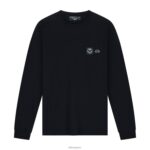 unisexo sudadera de manga larga del mundo del mañana ropa Ellesse negro PZZNT23