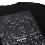 unisexo sudadera de manga larga del mundo del mañana ropa Ellesse negro PZZNT23 - Image 5