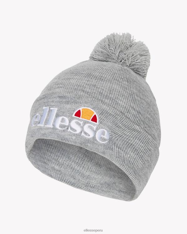 elegante gorro velly con pompones accesorios Ellesse gris PZZNT521
