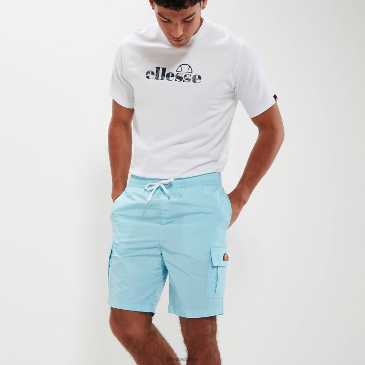 hombres chicos cortos ropa Ellesse azul claro PZZNT418
