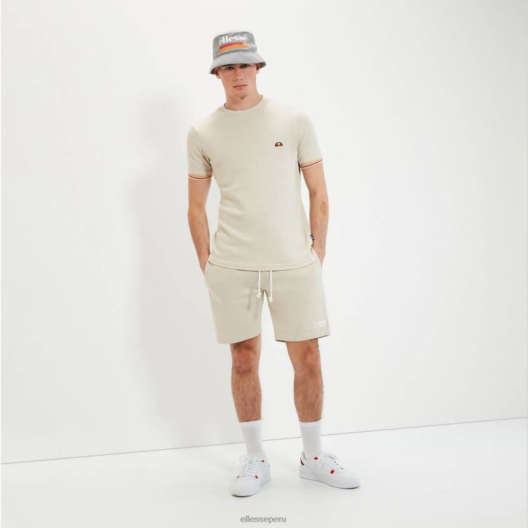 hombres longano corto ropa Ellesse beige PZZNT433