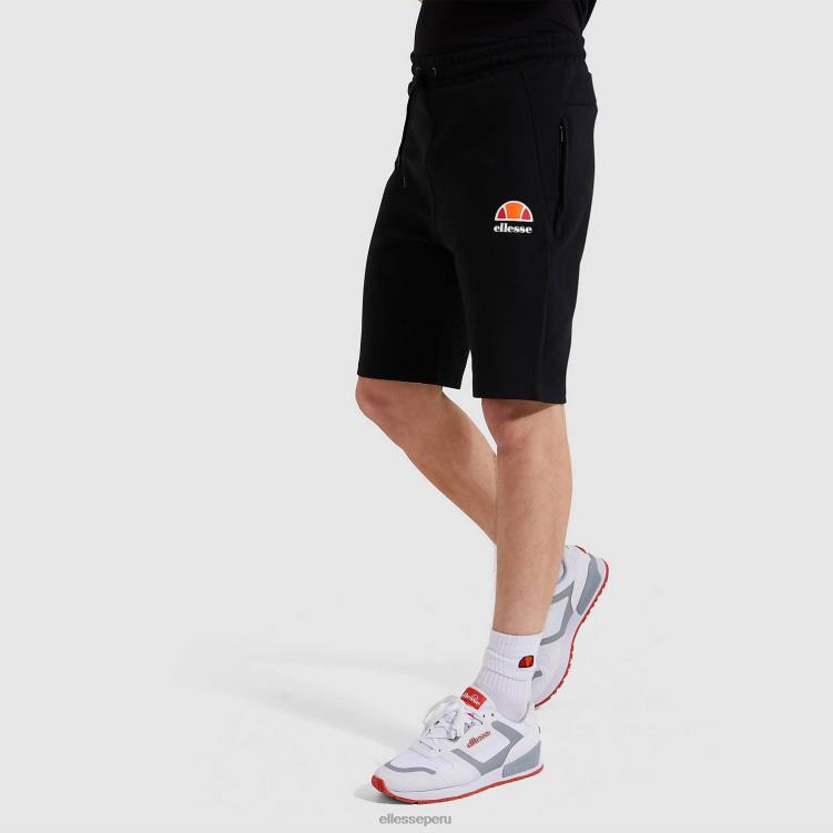 hombres pantalones cortos kraviz ropa Ellesse negro PZZNT439