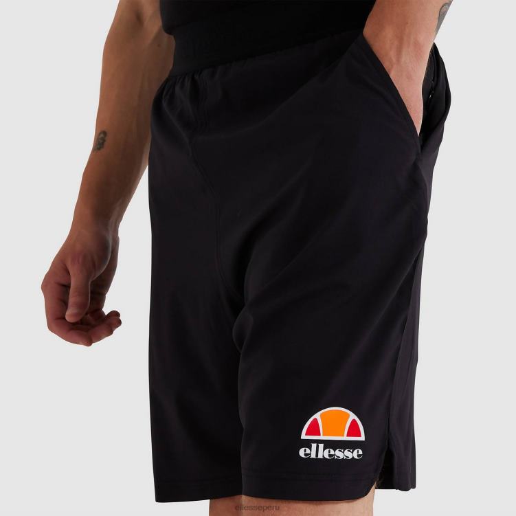 hombres pantalones cortos vivaldi ropa Ellesse negro PZZNT435