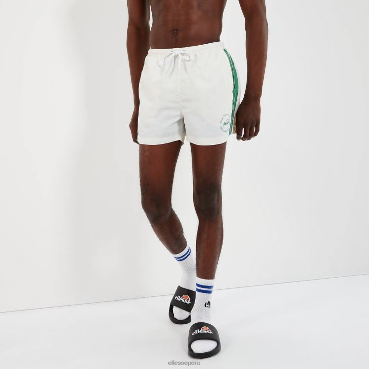 hombres shorts de baño tenios ropa Ellesse blanquecino PZZNT432