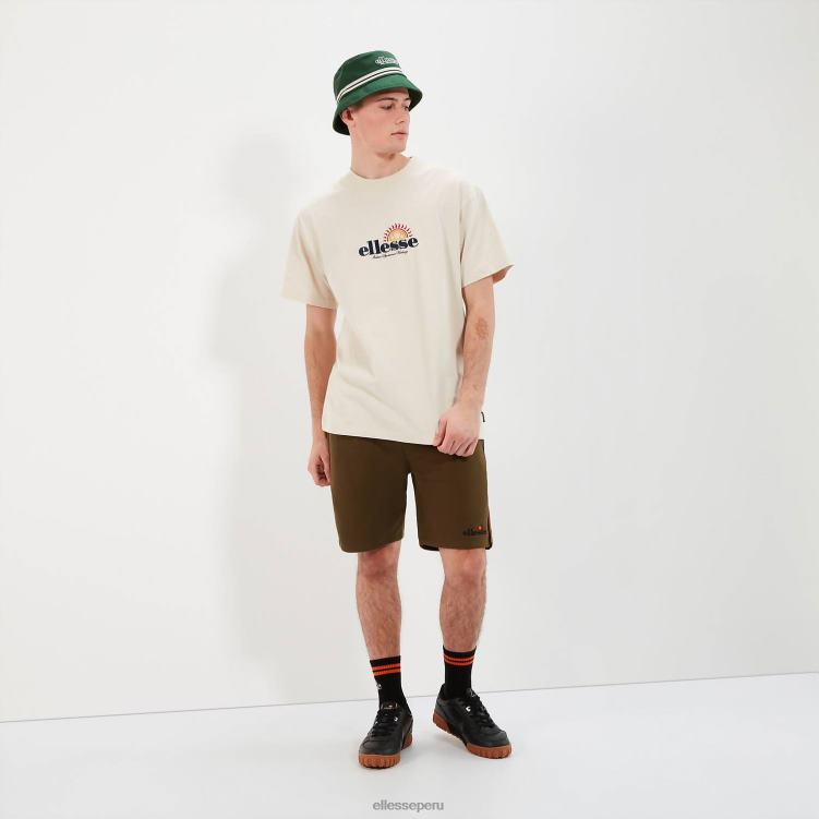 hombres camiseta aestas ropa Ellesse beige PZZNT346