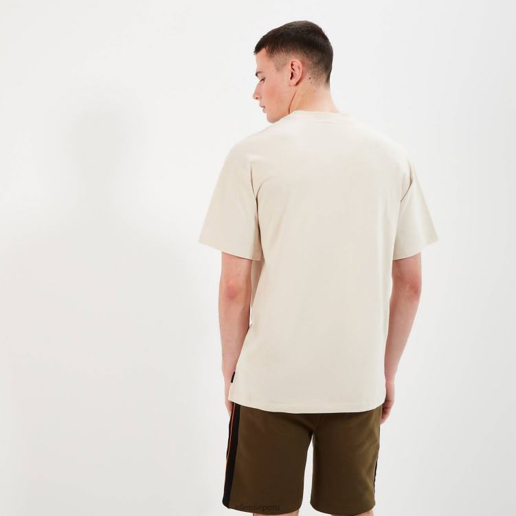 hombres camiseta aestas ropa Ellesse beige PZZNT346