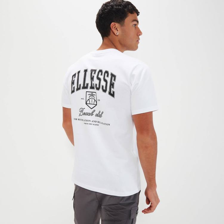 hombres camiseta blanca ropa Ellesse blanco PZZNT335