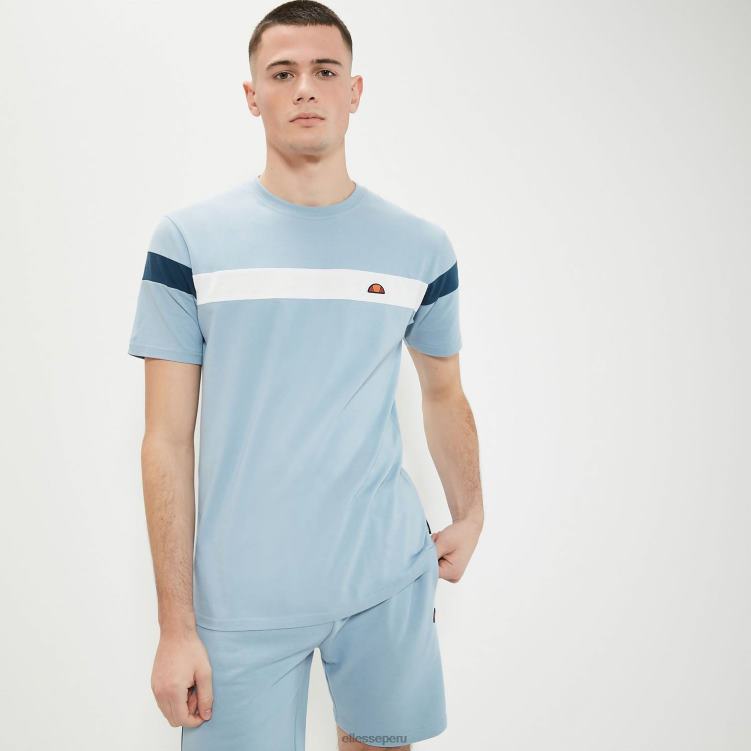 hombres camiseta caserio ropa Ellesse azul claro PZZNT355