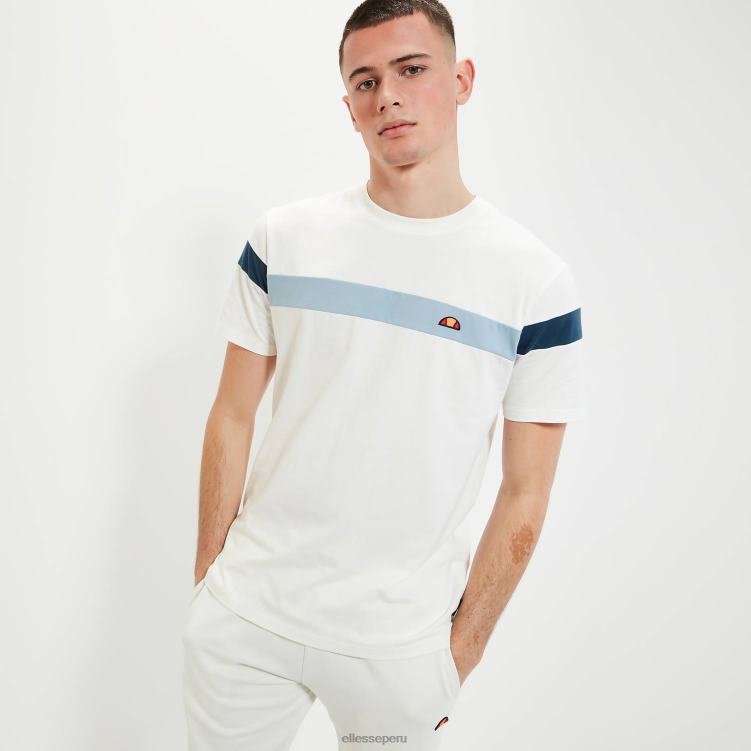 hombres camiseta caserio ropa Ellesse blanquecino PZZNT354